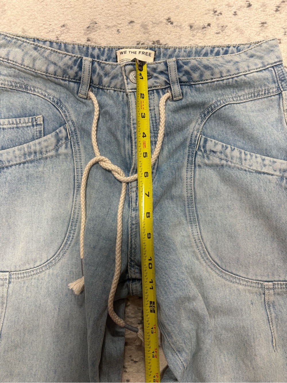 Free People We The Free Love Language Pull-On Jeans - Picture 7 of 9